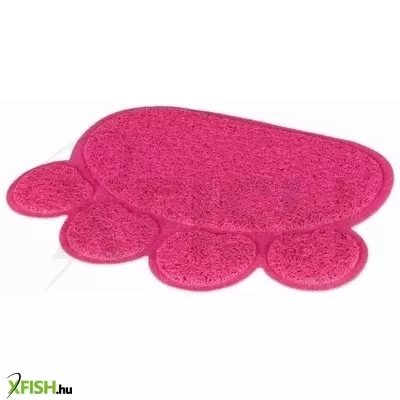 Trixie szőnyeg macska wc-hez, PVC, tappancs forma, 40x30cm, pink