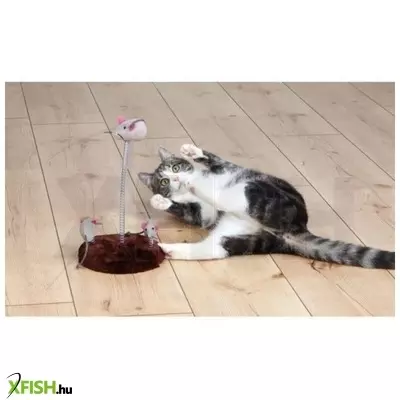 Trixie játék macska 2 rugós egérrel 15x22cm