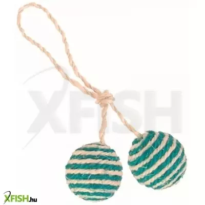 Trixie játék duplalabda fonalból 4,5cm