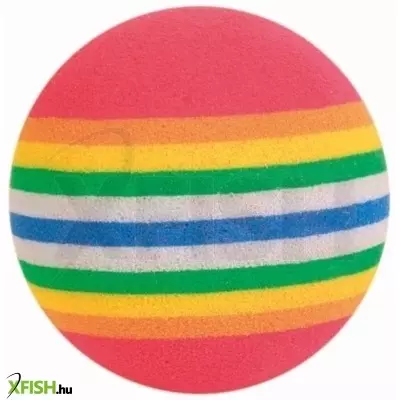 Trixie játék labda szivárvány 4cm 4db/cs