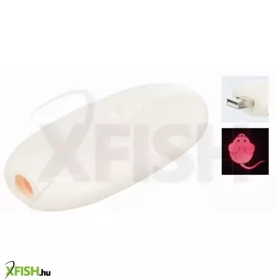 Trixie játékm LED lámpa piros fénnyel usb-s, egér 8,5cm