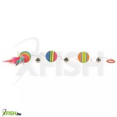 Trixie játék labda szivárvány 3,5cm/80cm