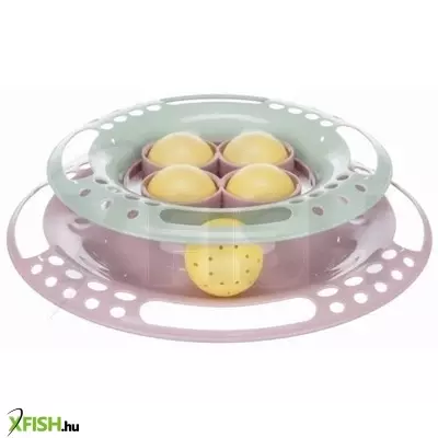Trixie játék kölyökmacskának műanyag torony labdával 24cm