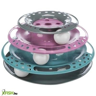 Trixie Játék Macskának Műanyag Torony Labdával 25x13cm