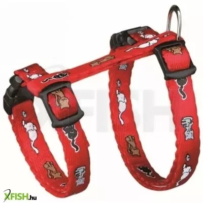 Trixie hám és póráz cica egérmintás 21-33cm/8mm, 1,2m