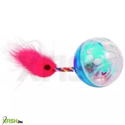 Trixie játék csörgő labda farokkal 4cm, 2db