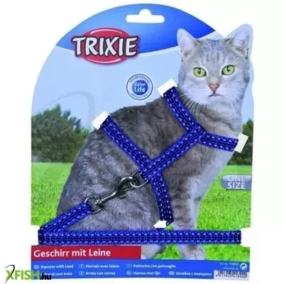 Trixie hám és póráz macskának fényvisszaverős 22-42cm/10mm 1,2m