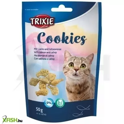 Trixie jutalomfalat macskának cookies lazaccal 50g
