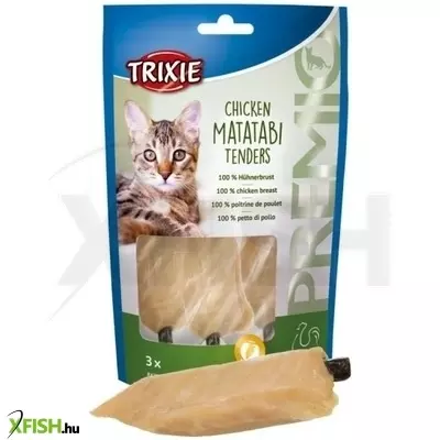 Trixie jutalomfalat macskának csirkemell matatabi pálcán 3db/55g