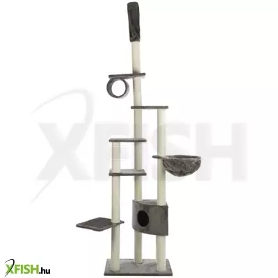 Trixie macskabútor madrid 5 szintes, 68x44cm, 245-270cm, platinaszürke