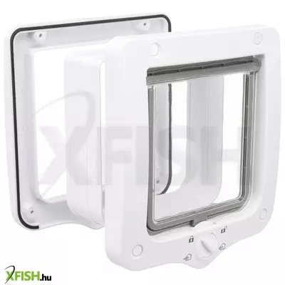 Trixie macskaajtó 4 utas alagúttal 20x22cm fehér