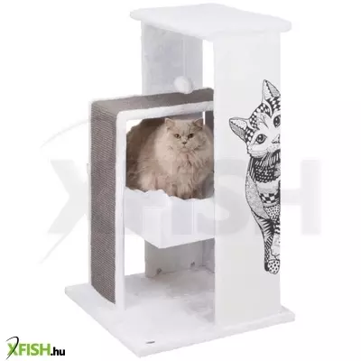 Trixie macskabútor maria 101cm fehér/szürke