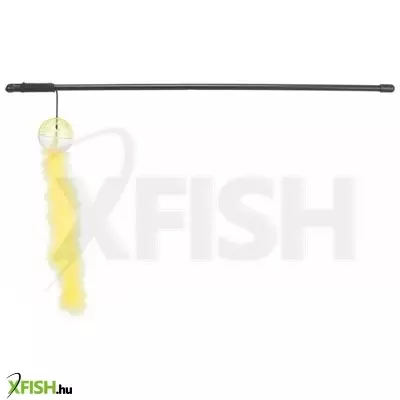 Trixie játék macskának pálca tollal és csörgő labdával 46cm