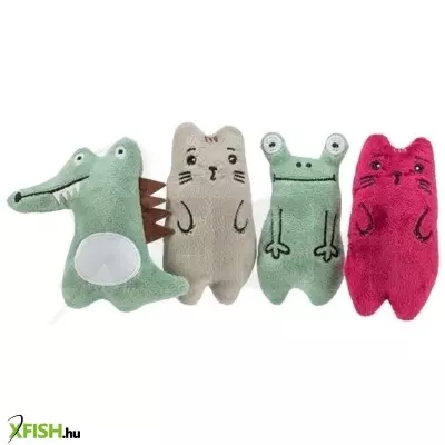 trixie játék állatok, plüss, macskamentával, 11cm