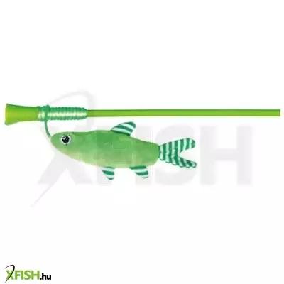 Trixie játék macskának pálca plüs hallal 46cm