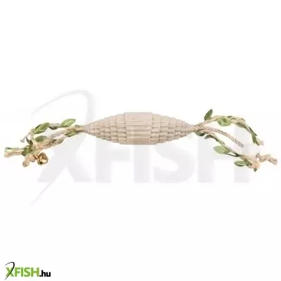 Trixie játék macskának rugbi labda kartonból kender kötéllel 24cm