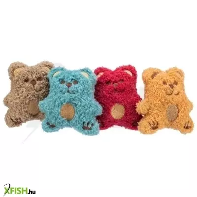 Trixie játék medve, plüss, macskamentával, 8cm