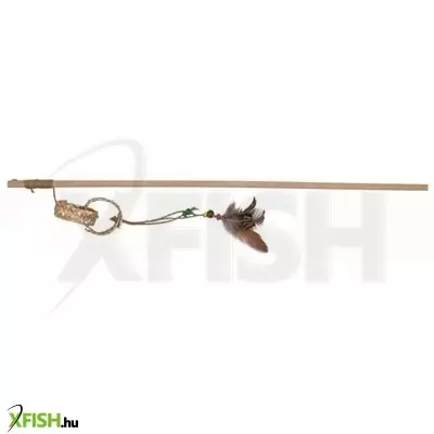 Trixie játék macskának pálca plüss hallal 42cm