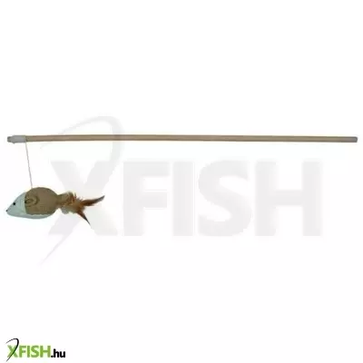 Trixie játék macskának pálca juta egérrel 50cm
