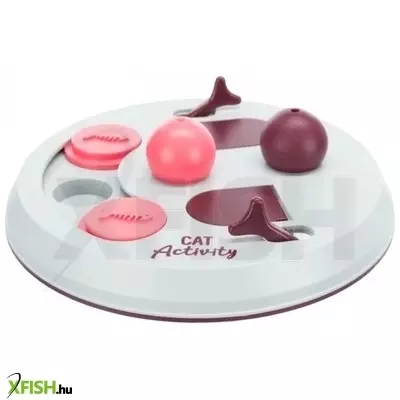 trixie játék macskának flip board 23cm bordó/pink/világosszürke