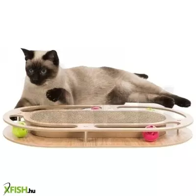 trixie kaparótábla játékkal fa 46x4x25cm