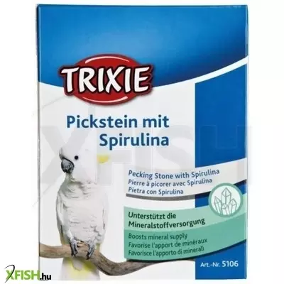 Trixie csőrkoptató spirulinával, tartóval 190gr