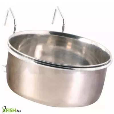 Trixie tál fém, rácsra akasztható tartóval 600ml/12cm