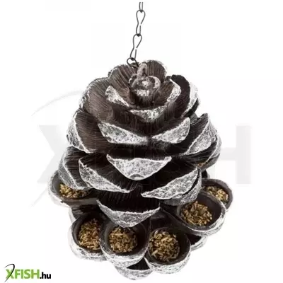 Trixie kültéri madáretető toboz 19x23x19cm barna/fehér