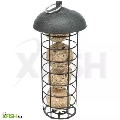 Trixie kültéri faggyúgolyó tartó, fém 10x21cm fekete