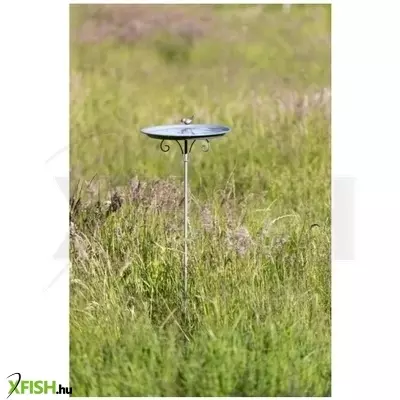 Trixie kültéri madárfürdető leszúrható fém, 1,07m, 1800ml/35cm szürke