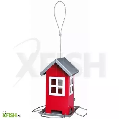 Trixie madáretető 1000ml, 20cm piros/ezüst