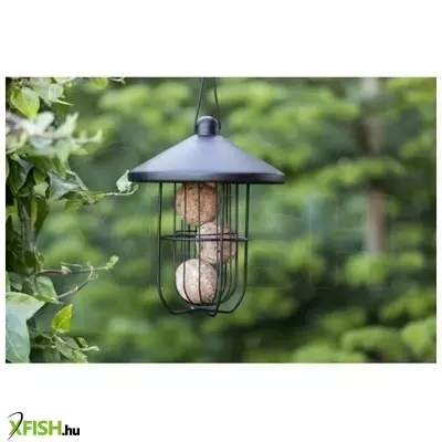 Trixie kültéri faggyúgolyó tartó 3 férőhelyes, fém 19x24cm fekete