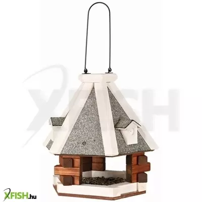 Trixie kültéri madáretető fából 36x35cm sötétbarna/fehér