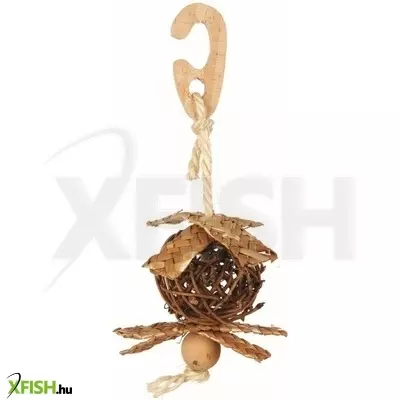 Trixie játék madárnak fonott labda fészekanyaggal 5,5x15cm