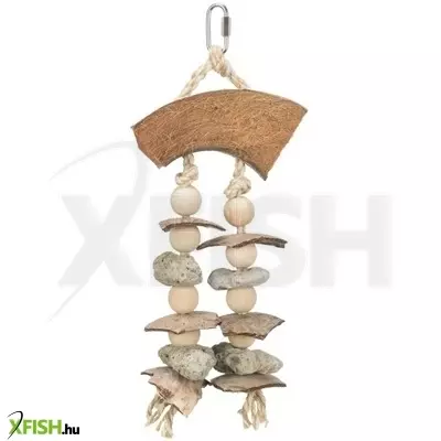 Trixie játék madaraknak kókusz/láva kő 35cm