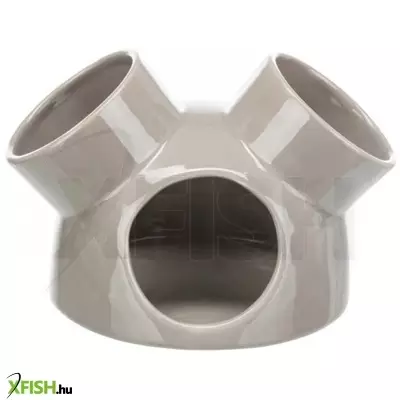 Trixie bújó egérnek kerámia 3 bejárattal 16x12cm bézs