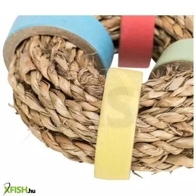 Trixie játék tengerifű karika papír gyűrűvel, o 8 cm