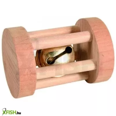 Trixie játék fából henger csengővel rágcsálóknak 3,5×5cm