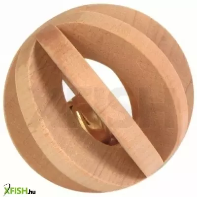 Trixie játék fából labda csengővel rágcsálóknak 6cm