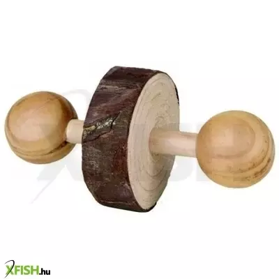 Trixie játék súlyzó fából tengerimalacnak, nyúlnak, 2-féle, 45×9cm