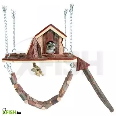 Trixie játszótér ketrecbe függeszthető fából rágcsálóknak 26×22cm