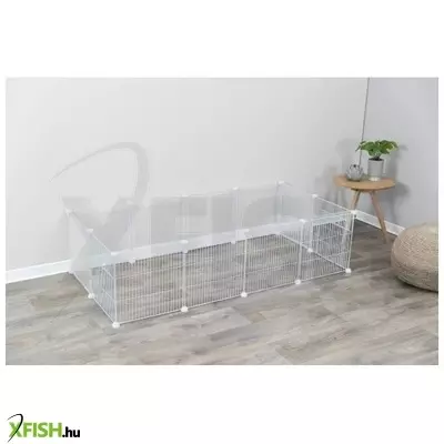 Trixie beltéri szobakennel nyúlnak, fém/műanyag 140 × 35 × 70 cm, fehér