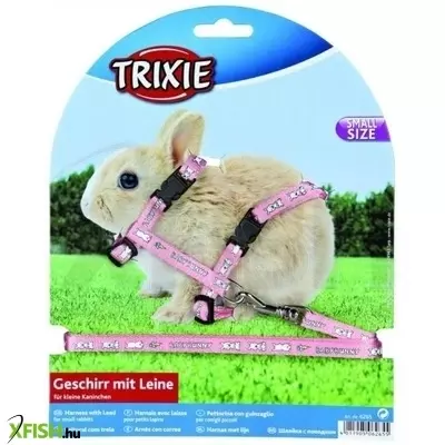 Trixie hám pórázzal nylon, törpenyulaknak 20-33cm / 8mm 1,25cm