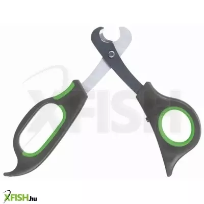 Trixie karomvágó, műanyag/rozsdamentes acél, szürke-zöld, 13cm