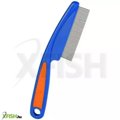 Trixie bolhafésű műanyag fém lekerekített sörtékkel kisállatoknak 15cm