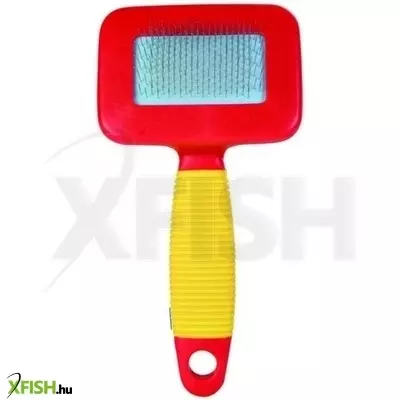 Trixie kefe műanyag fém sörtékkel kisállatoknak 7×13cm