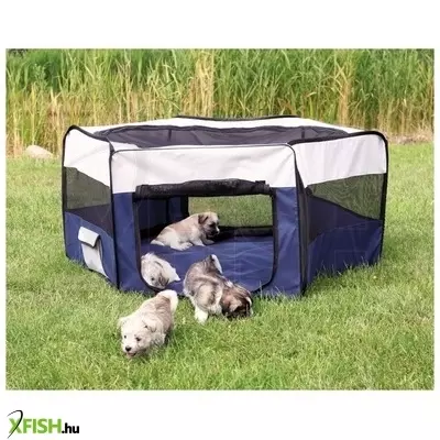 Trixie kennel kültéri nylon nyúlnak kölyök kutyának kék és szürke 130*55cm
