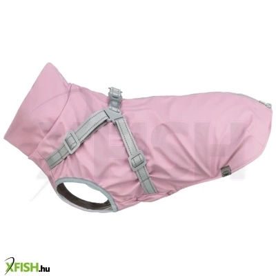 Trixie Kutya Esőkabát Ponti Hámmal S 40cm Pink