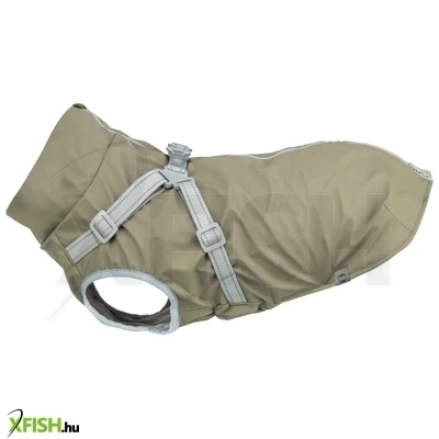Trixie Kutya Esőkabát Ponti Hámmal S 36cm Olivazöld