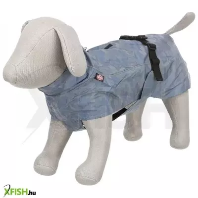 Trixie kutya esőkabát lunas L 55cm kék-szürke terepmintás